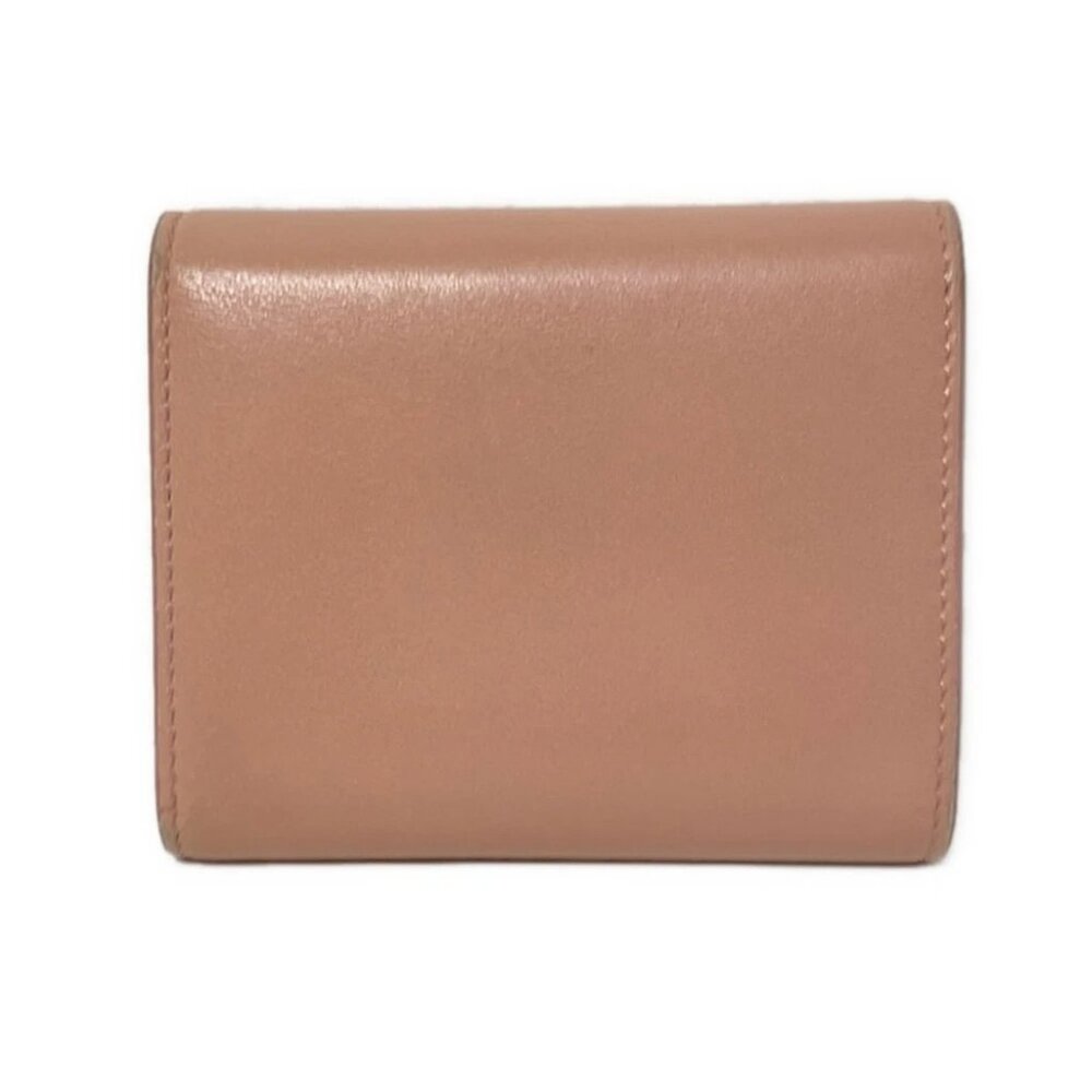 CELINE Small flap wallet 10D783BZG.25VP Pink Beige Leather - Trifold Wallet - Picture 2 of 13